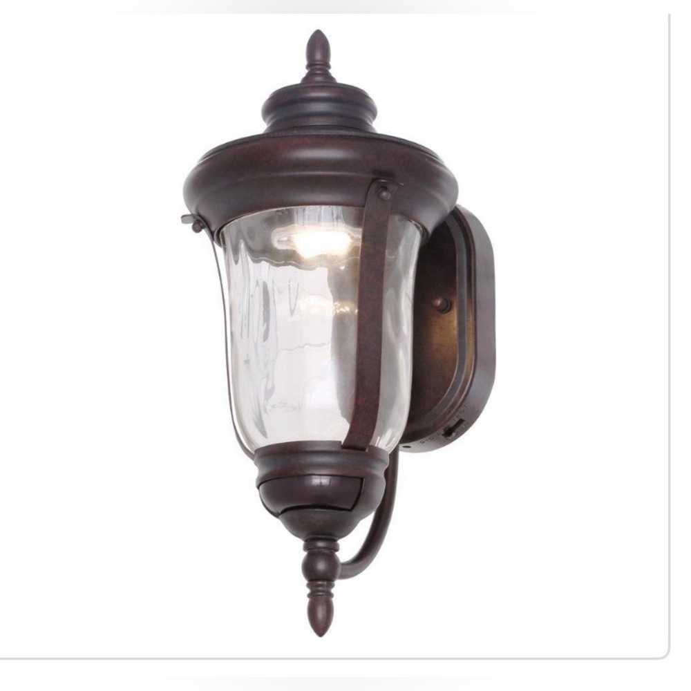 Home Decorators Aldwynne Outdoor Wall Lantern in Oil-Rubbed Bronze
